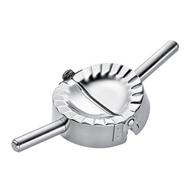 Küchenprofi Ravioli, Pierogi, and Dumpling Maker, 18/8 Stainless Steel Pasta and Pastry Press, Perfect for Molding and Sealing Fresh Stuffed Pasta and Pastry Dough, 3.25 Inches