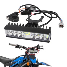 AUTOVIC Dirt Bike Front Light Bar Plug and Play Motorcycle Headlight Kit for Talaria Sting R MX4 Sur-Ron Segway X260 6000K High Transmittance Farther and Wider View