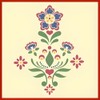 Rosemaling Pattern 1 Stencil Template 7" x 9" for Painting
