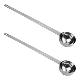 LVYKING 2 Pcs 2 Tablespoon (30ml) Coffee Scoop, Stainless Steel Coffee Spoon with Long Handle, for Milk Powder