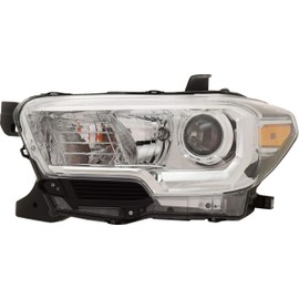 Evan Fischer Driver Side Headlight for Toyota Tacoma 2019-2023 Halogen With bulb(s) Models With Fog Lights; Without LED Daytime Running Lights Replaces# 8115004262