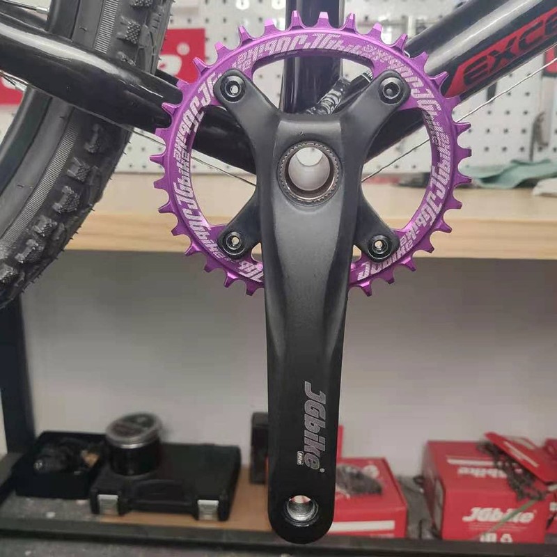 Jgbike ラウンドオーバルチェーンリング 104mm BCD chainring 30T 32T 34T 36T 38T