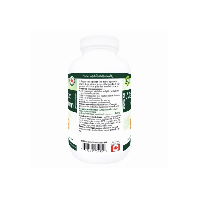 Magnesium Citrate 360, Naka Original Magnesium Citrate 360 Capsules