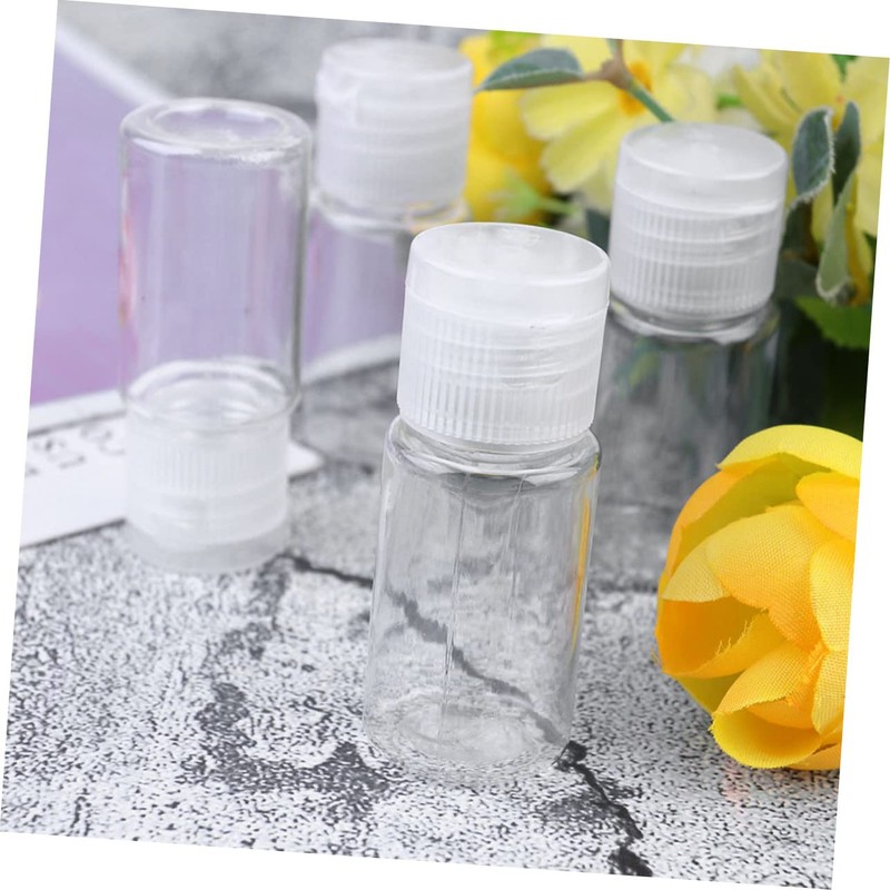 Ipetboom 24 Pack Travel Toiletry Bottles Compliant Flip Top Lotion