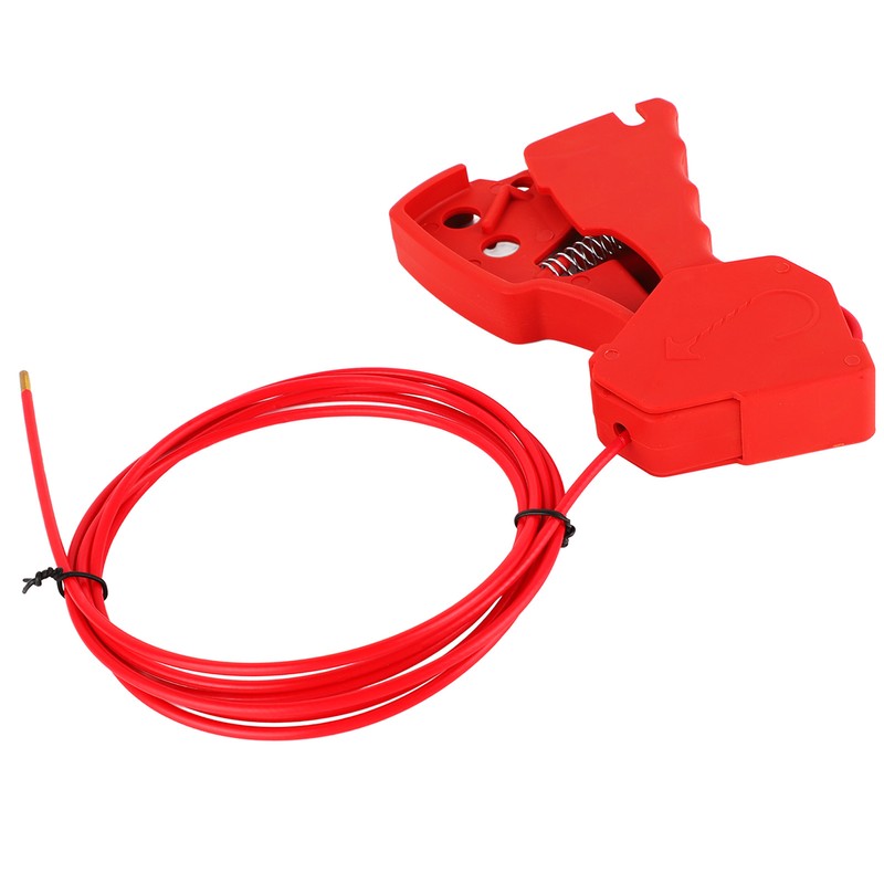 Adjustable Cable Lockout Industrial Valve Shutdown Tagout Stainless Steel Safety