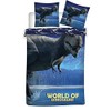 Aymax World of Dinosaurs Reversible Duvet Cover Set, Blue, 140