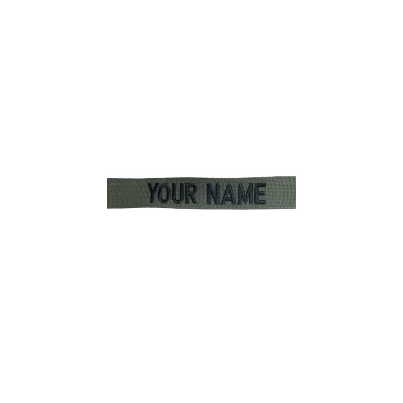 Custom Name Tape, Sew-On (Without Fastener), Military spec. (Without Fastener,