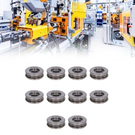 10 Pieces Tarpaulin Thrust Ball Bearings Miniature Ball Bearings High Accuracy Removable Miniature Metal Axial Bearing Set (51102)