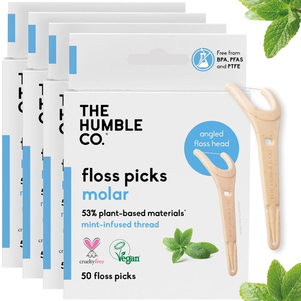The Humble Co. Floss Picks (200 Count) – Plant Based