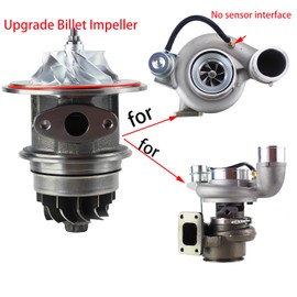 HY35W Upgrade Billet Impeller Turbo cartridge CHRA Fits for 03-07 Dodge RAM 2500 3500 05086863AA 3599810 3599811 4037001 4089392 4035044 Cummins 6BT 5.9L T3 Turbocharger