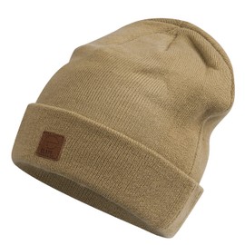 Clape Unisex Winter Hats Stretchy Soft Beanie Hats Plain Knit Hat Thick Cuff Beanie Cap Trawler Hats