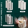 Eiflayn Vegetable Cutter, Kitchen Grater with Crank, Manual Vegetable Cutter,