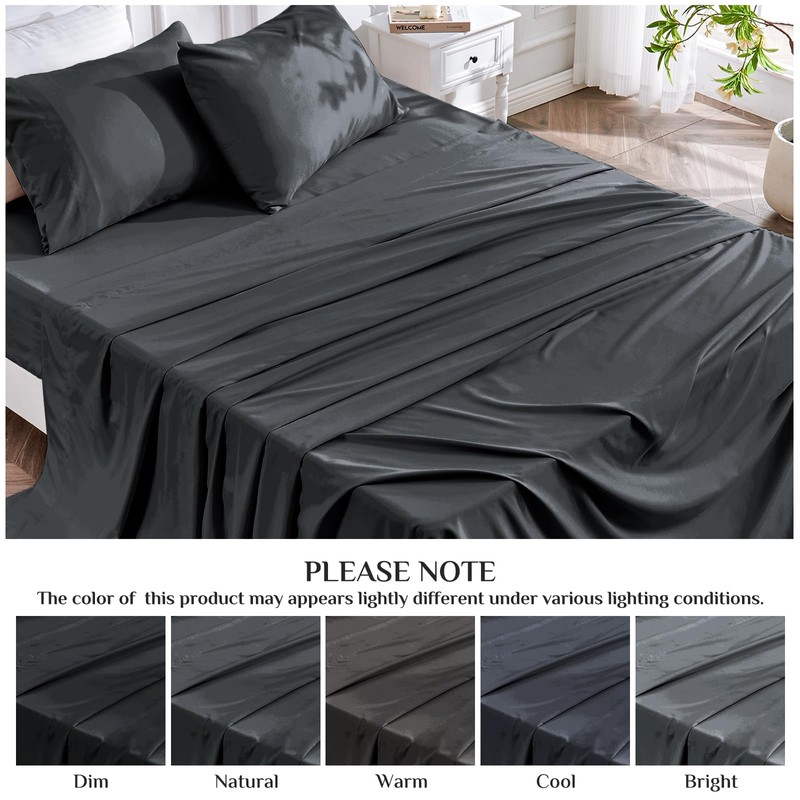 JOLLYVOGUE Twin Bed Sheet Set - 3 Piece Bed Sheets