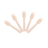 Disposable Wooden Cutlery 200pcs Set by Gmark - Biodegradable Utensils
