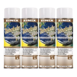 Zenex ZenaLube Ultra Clear Penetrating Gel Lubricant with PTFE net 13 oz. 4 Cans.