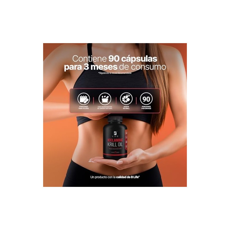 B Life Aceite de Krill Alto en EPA y DHA