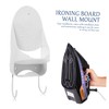 Ciieeo Space-Saving Wall Mount Ironing Rack Multi-Size Compatible Iron Holder