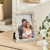 5x7 Rose Gilded Frame - Handmade Resin Photo Frame for