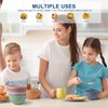 HOTEC BPA Free Unbreakable Wheat Straw Cereal Bowls - Microwave