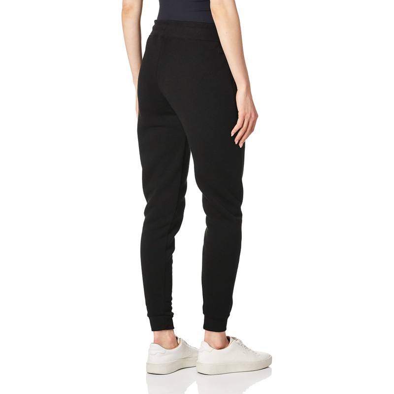 Southpole Women’s Junior Basic Fleece Jogger Pants -Black, X-Large
