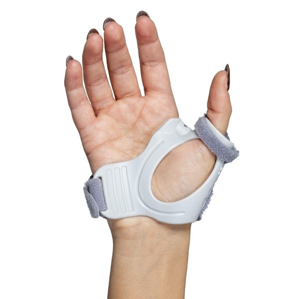 Rigid Thumb Brace Immobilizer by Rapid Thumb - Medium - Tendonitis Arthritis Relief Pain Recovery - CMC Joint Thumb Stabilizer, Splint Spica, Abducted Thumb- Medium