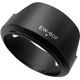 EW-60F Lens Hood for Canon EOS R7 RF-S 18-150 mm F3.5-6.3 is STM, EF-M 18-150 mm f/3.5-6.3 is STM, HUIPUXIANG 55 mm Lens Hood for Canon EOS M5 M6