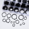 350 Pcs Circlips Set, E-Clips Snap Rings, External Retaining Ring