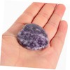 Healeved Methyst Crystal Worry Stone Decorative Massage Scraper Anxiety Relief