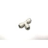 John Guest 1/4" Union Equal Tee Gray Acetal Quick Connector