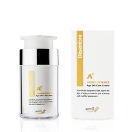 Desembre Aging Science Age 24h Care Cream - Anti-Aging Moisturizer with Centella Asiatica, Squalane, and Rice Extract, Firming and Hydrating, 50g