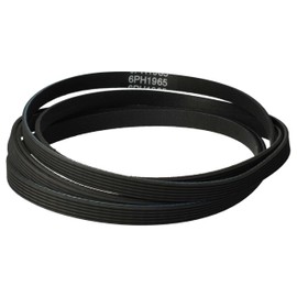 vhbw Drive Belt compatible with Whirlpool Senseline A, Sealine A, Luna A, Indiana A, Atlanta A, AWZ Serie Tumble Dryer - 196.5 cm, Black