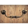 Universal Hardware Vintage Brass Drawer Handle Solid Cabinet Drop Swan