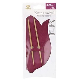 Tulip KS-800375 Knitting Needles Bamboo Beige 80cm x 3.75mm