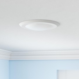 Sunco LED Disc Lights Ceiling 6 Inch, Flush Mount Disk Light, Recessed Can Lighting, 1050 LM, 15W (75W Equivalent), 5000K Daylight, Dimmable, Damp Rated ETL 4 Pack.