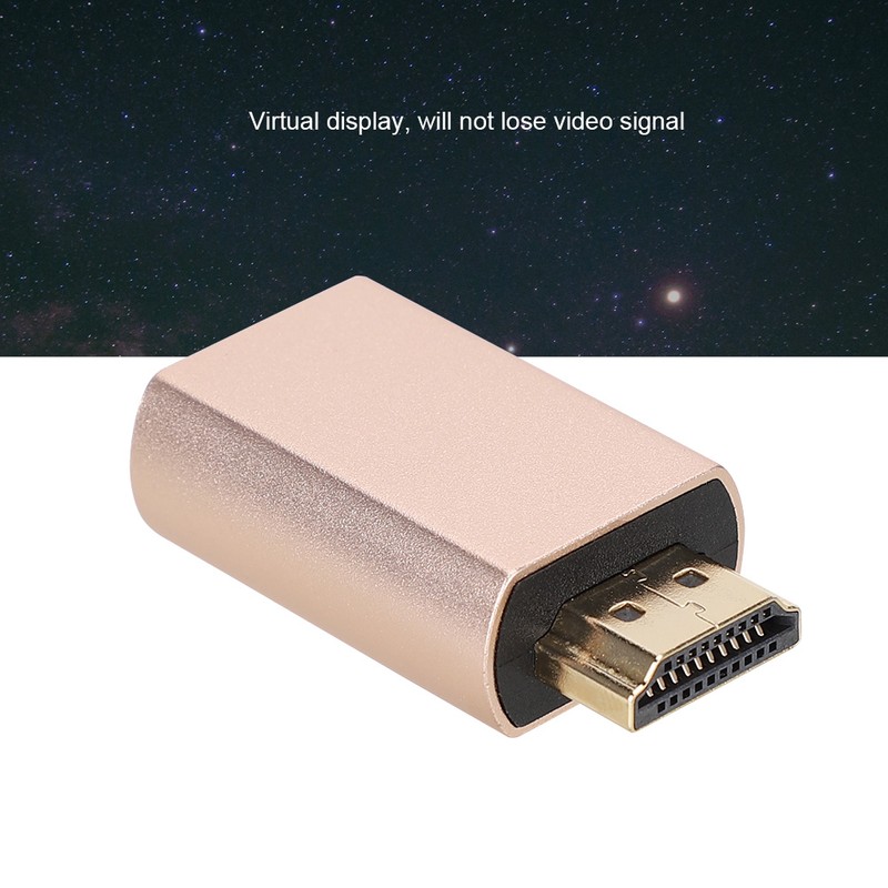HDMI Virtual Display Male To Female Adapter Converter For Display/TV