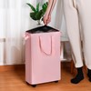 efluky Slim Laundry Hamper with Wheels, Rolling Laundry Basket for
