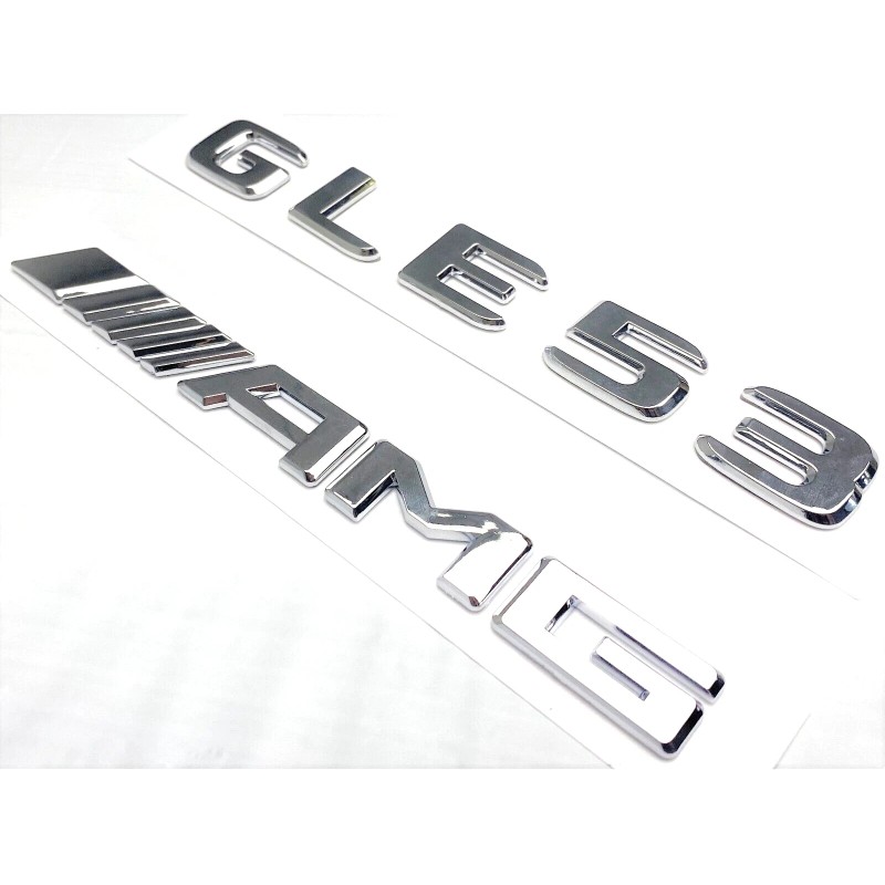 Unbranded #2 CHROME GLE53 + AMG REPLACEMENT FOR MERCEDES LIFTGATE