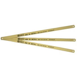 Connex COXT930005 Metal Saw Blades Set, Gold, One Size Set of 3 Pieces