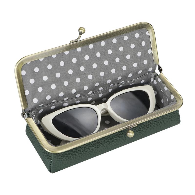 Royal Bagger Genuine Leather Fashion Glasses Case - RFID Blocking,