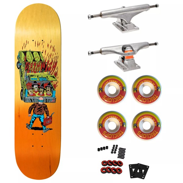 Deathwish Premium Skateboard with Indy Trucks and Triclops Wheels 8.25"