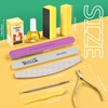 TsMADDTs Nail Buffers and Files, Nail Buffer Blocks, 2PCS Polishing