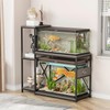 FOREVEROU Fish Tank Stand for up to 29 Gallon Aquarium,