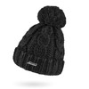 Neverless® Women's Chunky Knit Knitted Bobble Hat Cable Knit Pattern