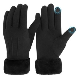 Justay Sowarm Women Winter Gloves Warm Touch Screen Gloves Thermal Windproof Soft Ladies Gloves for Outdoor Sports and Daily Wearing Gifts for Women