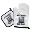 When in Doubt Pull It Out,Funny Oven Mitts and Pot
