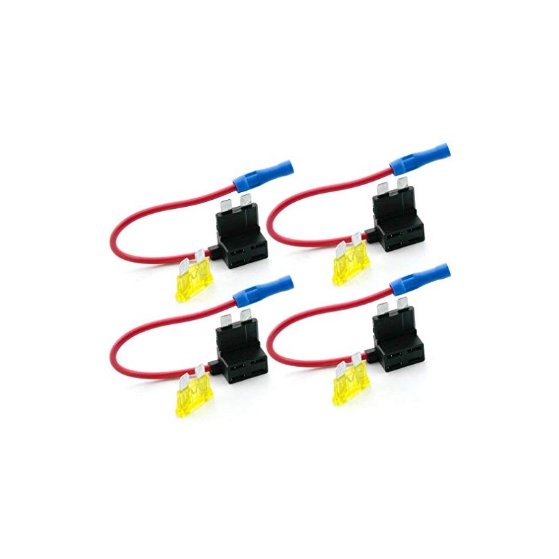 4 X CIRCUIT FUSE TAP PIGGY BACK STANDARD BLADE ATO
