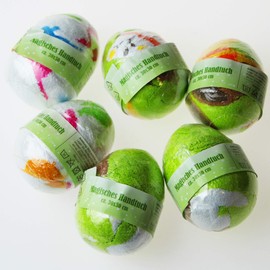 Kamaca Set of 4 Magic Hand Towels, 100% Cotton