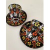 Handmade Turkish Ceramic Espresso Cups And Saucers Set, Handmade cups