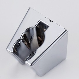 XVL Handheld Shower Holder Shower Head Bracket Wall Mounted 2 Pieces Chrome XL49A-2