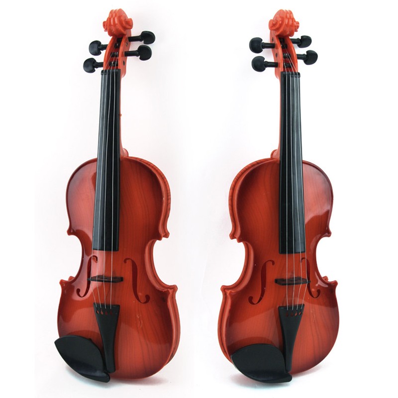 Simulation Violin Musical Toy Bow Beginner Kids Instrument Practice Birthday
